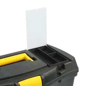 Ящик для инструмента ТУНДРА, 16", 410x220x190 мм, пластиковый, два органайзера