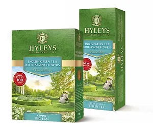 Чай Хэйлис Зелёный с жасмином  крупнолистовой 100г к/к