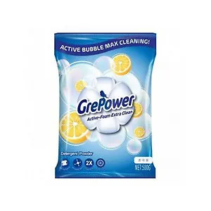 Стиральный порошок GrePower Супер-чистота активная пена 500 гр