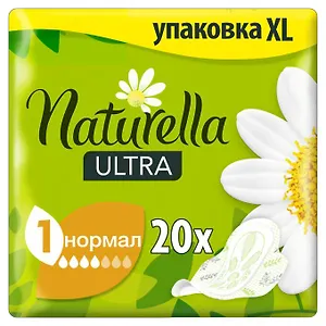Женские гигиенические ароматизированные прокладки с крылышками Naturella Ultra Нормал, 20 шт.