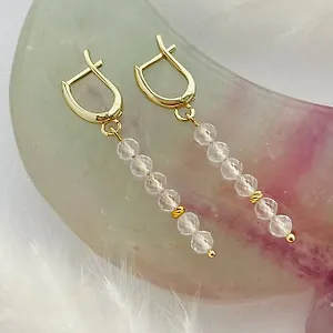 Радуга Самоцветов Серьги из Горного Хрусталя