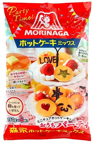 Смесь для панкейков Hot cake mix, Morinaga, 600г (150г х4)