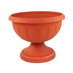 Вазон низкий 8,0л Д32,5см [ДЖУЛИЯ] ТЕРРАКОТ