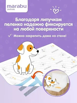 Впитывающие пеленки для домашних животных , 60*60 26шт./уп.