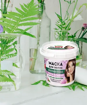 Фито Косметик Маска для волос Питательная репейная Народные рецепты Fito Cosmetic 155 мл