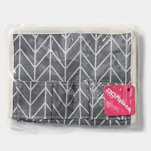 Органайзер для мелочей Доляна «Зиг-заг», 6 карманов, 25x13x18 см, серый