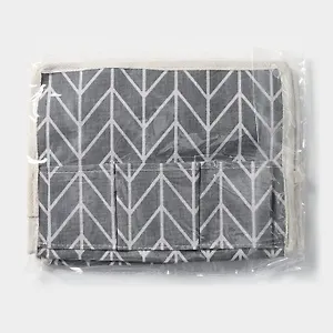 Органайзер для мелочей Доляна «Зиг-заг», 6 карманов, 25x13x18 см, серый