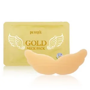 Маска-патч для области шеи и зоны декольте Petitfee Gold Neck Pack, 1патч (10гр)
