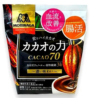 Какао "COCOA 70" растворимое, Morinaga, 200г, 1/12