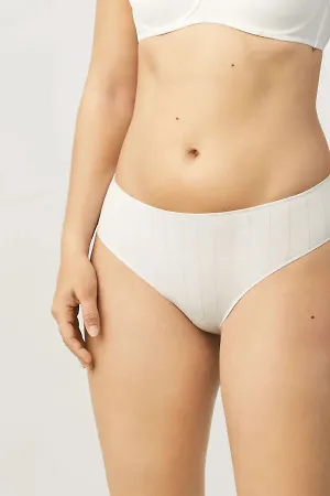 19651 Midi Трусы высокие, цвет Белый, Черный, Телесный