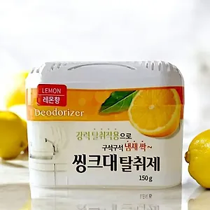 Поглотитель запахов Happyroom для ванной комнаты и туалета (Лимон) 150г. Корея