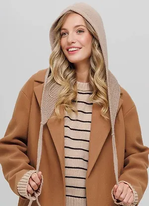 Чепчик шапка Бежевый