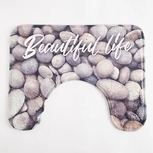 Коврик для ванной Этель Beautiful life, 50x40 см, велюр