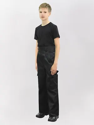 Брюки ПАТРИОТ RS тк.Смесовая цв.Чёрный