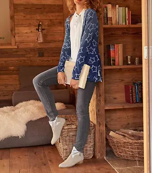 Кардиган, синий