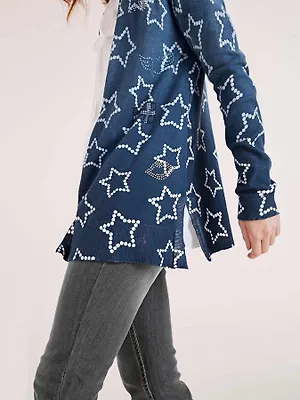 Кардиган, синий