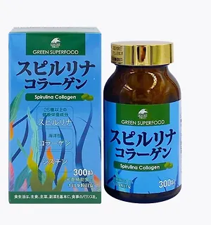 Unimat Riken БАД  Spirulina Collagen 300табл срок годности до 02.26г.