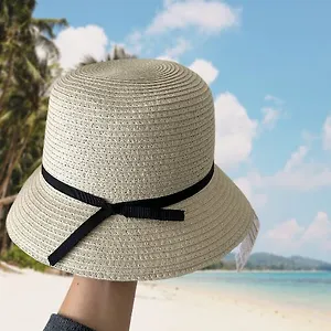 Шляпа из экосоломы Hand Knit Style Hat