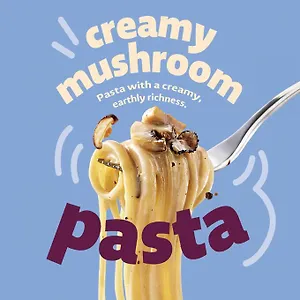 Паста со сливочным соусом и грибами  Tangle creamy mushroom pasta, 105гр