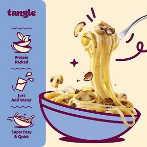 Паста со сливочным соусом и грибами  Tangle creamy mushroom pasta, 105гр