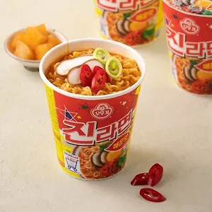 Лапша со вкусом грибов "Джин Рамен Jin Ramen" (Hot) острый вкус 65г