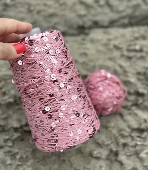 Королевские пайетки на хлопке 50гр