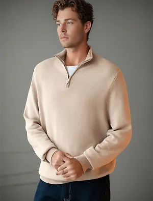 Джемпер жаккардовой вязки из пряжи двух оттенков