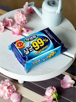 Стерилизующее хозяйственное мыло "Laundry soap" с повышенными отстирывающими свойствами 230 гр