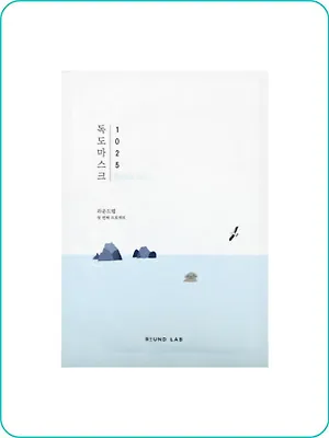 Round Lab1025 Dokdo Hydrating Water Gel Mask Ультратонкая маска для глубокого увлажнения Ю. Корея
