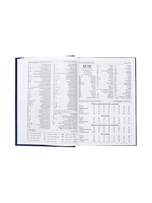 Ежедневник недатированный А5, 160 листов, обложка бумвинил, синий