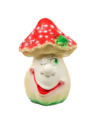 Фигурка садовая Мухомор с лягушкой, 26х35 см, гипс, 441