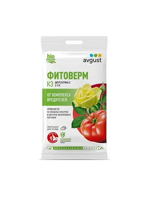 Инсектицид Фитоверм, от комплекса вредителей на растениях, жидкость, 4 мл, Avgust