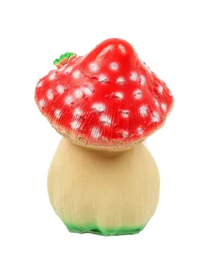 Фигурка садовая Мухомор с лягушкой, 26х35 см, гипс, 441