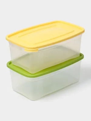 Контейнер для продуктов Полимербыт «Каскад», 1 л, пластик, прозрачный, крышка микс