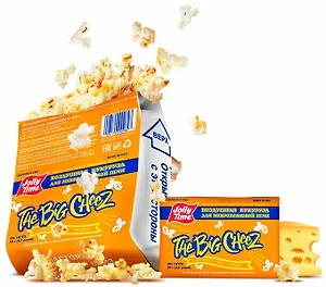 Поп корн Jolli Time 99г СЫРНЫЙ (блок=18шт) 1/144