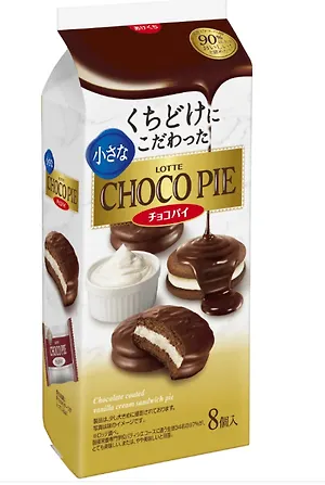 Пирожное Чоко Пай классический 8шт, Lotte, м/у, 114,4гр. 1/5
