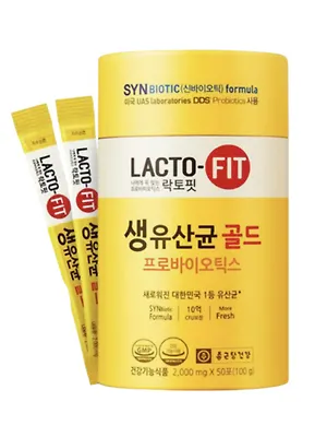 Lacto-Fit Пробиотики для кишечника Gold Chong Kun Dang Probiotics, 1упак (2гр*50шт)