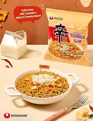 Шин Рамен TOOMBA с острым сливочно-сырным вкусом, 137 гр