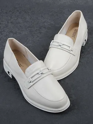 03-DEB1-5 LT. BEIGE Лоферы женские (натуральная кожа)