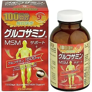 ГЛЮКОЗАМИН ХОНДРОИТИН MSM MARUMAN (для укрепления суставов, костей, связок и хрящей) на 100 дней