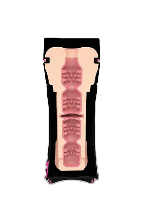 Мастурбатор Mystim OH PUSH ME Donut,TPE, телесный, 21,5 см