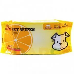 Влажные салфетки "Hush Pet" с запахом лимона