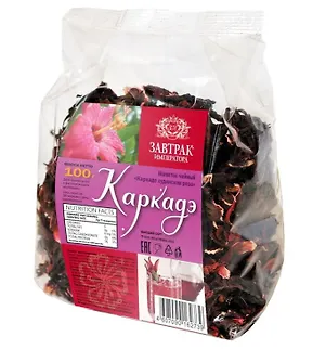 Чай Каркаде (цветы Суданской розы, Гибискус) 100г Завтрак Императора