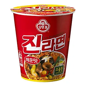 Лапша со вкусом грибов "Джин Рамен Jin Ramen" (Hot) острый вкус 65г