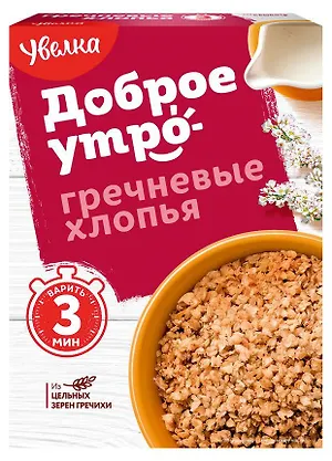 Хлопья гречневые «Увелка», 400 г