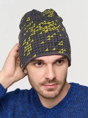 Шапка 5232-8507   585/02/335 графит/антрацит/оливка