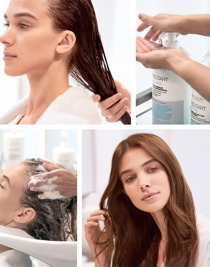 Ревлон Профессионал Anti-Dandruff Micellar Shampoo Мицеллярный шампунь для кожи головы против перхоти и шелушений, 250 мл (Revlon Professional, Restart)