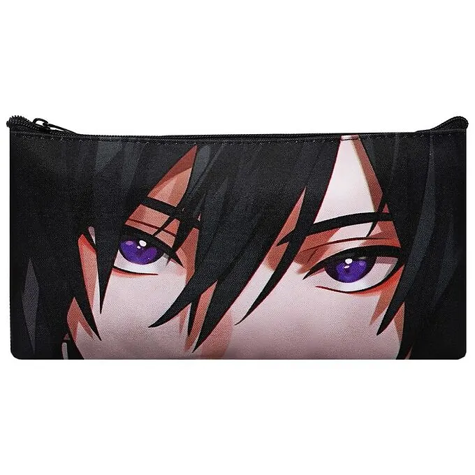 Calligrata Пенал школьный, текстиль, плоский, 10.8x20.5 см «Аниме. Взгляд»