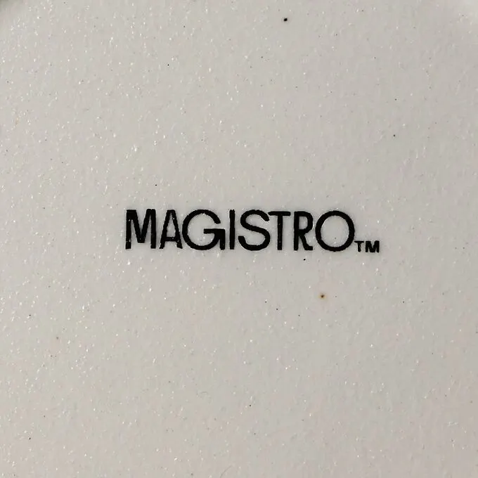 Блюдо для подачи Magistro Slate, d=21 см, фарфор, белое