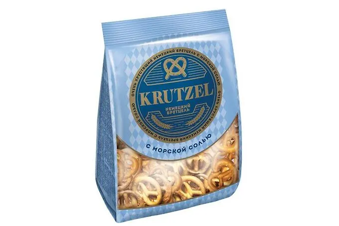 «Krutzel», крендельки «Бретцель» с солью, 250 г